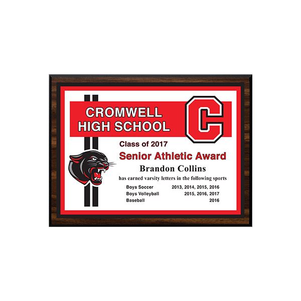 Cromwell Recognition Plaque
