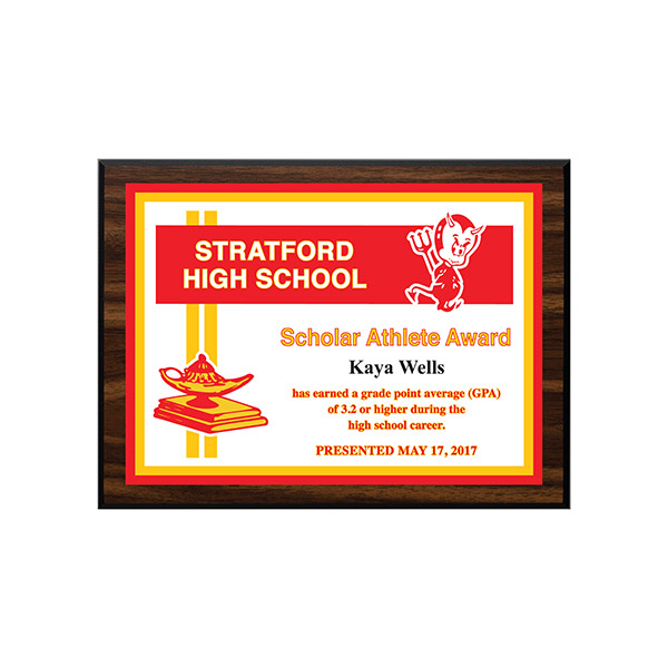 Stratford Recognition Plaque