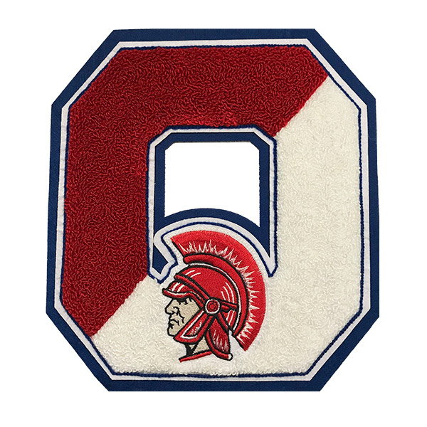 Chenille Letter Patches  Old English Font Patches – The Chic Collegiate