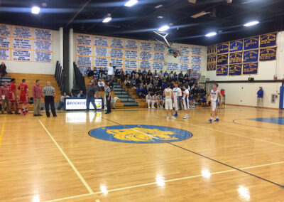 Brookfield Bobcats gymnasium banners