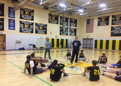 Souhegan gymnasium banners