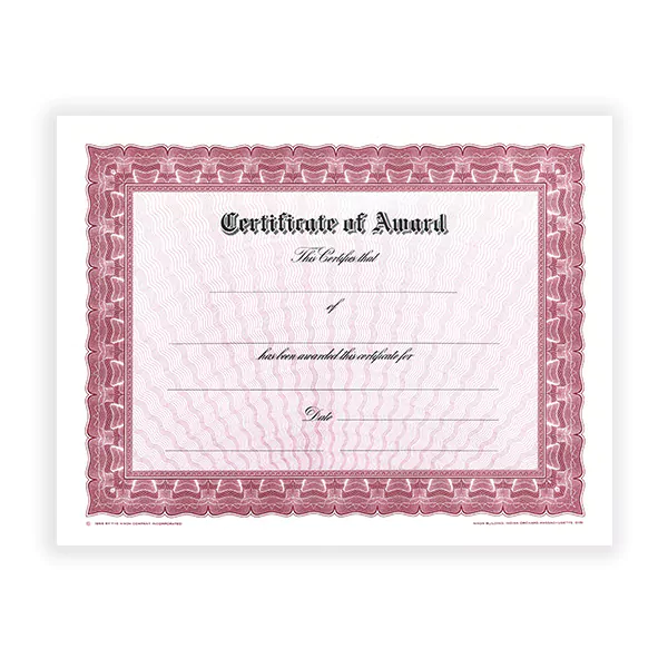 Maroon-Bordered-Nixon-Certificate
