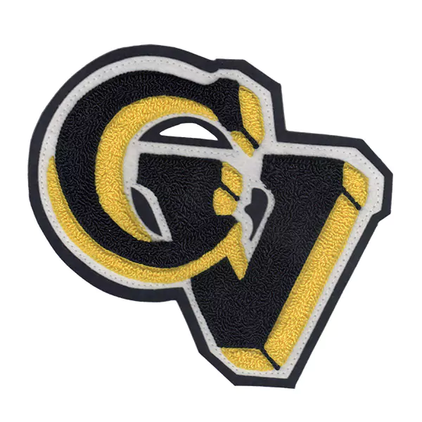 CHENILLE 2 letter monogram