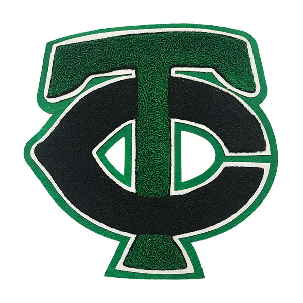 CHENILLE 2 letter monogram