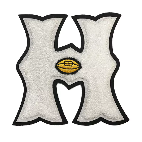 CHENILLE fancy letter with insert
