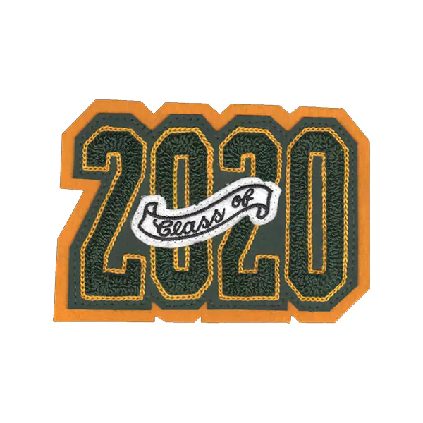 Chenille numbers Class of 2020