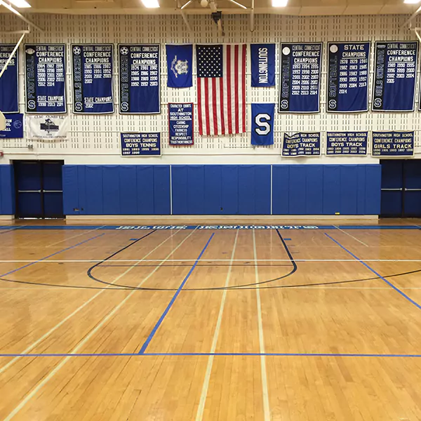 Southington gymnasium banners