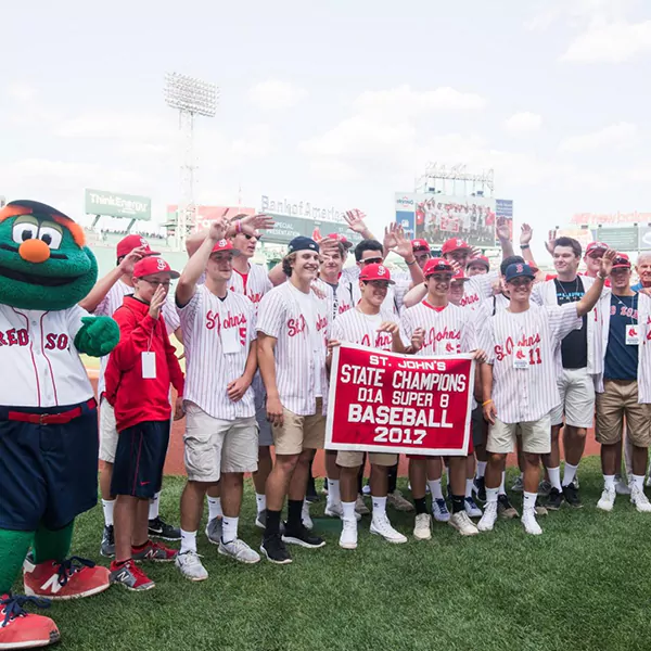 St. Johns at Fenway banner